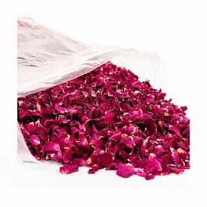 Pétalos de rosa comestibles para decoración de tartas, venta directa, Té Rosa adelgazante, flor seca, té al por mayor