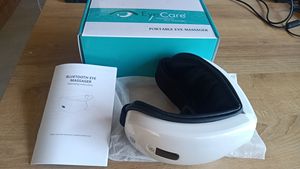 पोर्टेबल रिचार्जेबल फोल्डेबल उपकरण हीट कंप्रेशन के साथ हैंडहेल्ड वाइब्रेशन आरामदायक आई मसाजर - Product Image 6