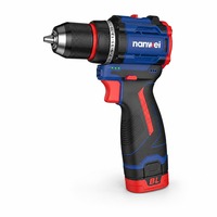 Perceuse sans fil 16V à moteur brushless, 2 vitesses variables, couple de 45 N.m, lumière LED intégrée, réglage multi-couple