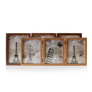 Wholesale New High Quality On Table Framing Wood Wall Art Wooden Picture Photo Frame