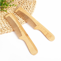 Ensemble de brosses à cheveux en bambou naturel Type de peigne jetable pour démêler et lisser les cheveux fins bouclés épais pour les hôtels.