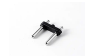 TWL Marken-Steckdoseneinsätze nach Europäischer Norm, RoHS-konform, Schuko-Steckdoseneinsatz (Massiv & Hohl), Modell TWL-N02, 250V, Schwarz, Messing