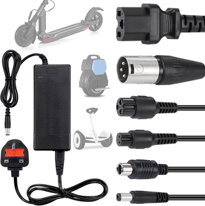 <span class=keywords><strong>Chargeur</strong></span> de scooter <span class=keywords><strong>électrique</strong></span> 42V 3A universel <span class=keywords><strong>5</strong></span> en 1, <span class=keywords><strong>chargeur</strong></span> de <span class=keywords><strong>batterie</strong></span> rapide avec prises XLR, RCA DC pour <span class=keywords><strong>vélo</strong></span> <span class=keywords><strong>électrique</strong></span>, hoverboard - Product Image 4