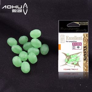 Perles de pêche lumineuses Aohu, ovales, qui brillent dans le noir, équipement de pêche sur roche, matériau fluorescent - Product Image 4