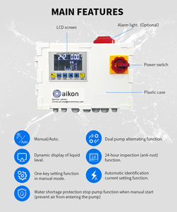 Hộp điều khiển bơm thông minh aikon PDX Bộ điều khiển bơm tự động cho mức Phao bơm nước - Product Image 5