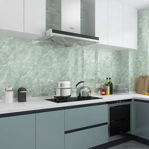 Autocollant de Sol Marbre Adhésif 30x60cm Imperméable, Décoration Murale et de Sol pour Salle de Bain, Salon, Fond <span class=keywords><strong>TV</strong></span>, Rénovation - Product Image 2