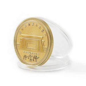 Custom Souvenir Gold/Silver/Copper Plated Soft Enamel Challenge Coin with Offset <b>Printing</b> <b>Laser</b> Engraving Custom Size Thickness - Product Image 3