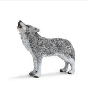 The Animals Wolf King Statue Home Desktop Decor Tabletop Ornaments Items Resin Crafts Sculpture Figurine Ornament Home