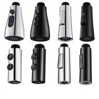 Robinet de cuisine extractible pour évier, douchette télescopique anti-éclaboussures, design moderne et simple, 10 accessoires de pression