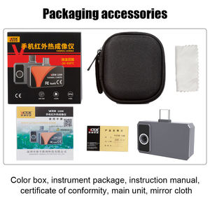 Caméra thermique pour smartphone VICTOR 328M, -20 ℃ ~550 ℃ Résolution 96×96, application d'analyse de la température prise en charge - Product Image 6