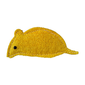 Juguete de Pescado de Fibra Vegetal Natural Zenidoo, Suave, Moderno, Tipo Loofah, Impermeable, para Masticar y Limpiar los Dientes de Mascotas, Empaquetado en Cartón - Product Image 3