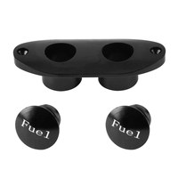 Kit de bouchon de remplissage de réservoir double carburant KST009 avec joint torique anti-fuite pour avion RC à essence nitro, fixation à vis en aluminium anodisé