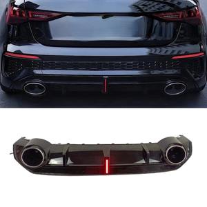 Para Audi A3 S3 2021-2024, Protector de Parachoques Trasero, Difusor, Kit de Carrocería, Cubierta Protectora, Accesorios para Auto - Product Image 2