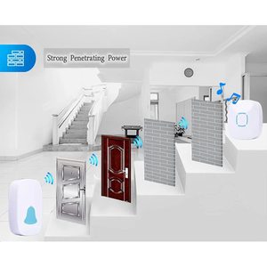SKY-TOUCH Kit de sonnette filaire étanche avec 36 cloches et volume réglable Home Sound LED Door - Product Image 4