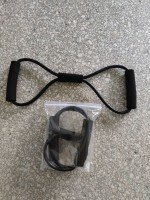 Bande de résistance en latex en forme de 8, bande d'entraînement de résistance, corde, tube, entraînement de fitness, sangles d'exercice