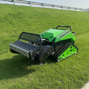 Free Shipping Euro5 EPA Tracked <b>Remote</b> Controlled <b>Flail</b> <b>Mower</b> Diesel 10.2KW Machine For Hillside Wasteland Grass Cutting - Product Image 1