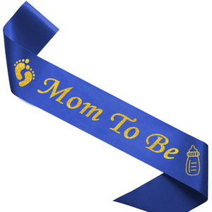Banda <span class=keywords><strong>de</strong></span> Satén con Letras Brillantes para Futura Mamá, Pie <span class=keywords><strong>de</strong></span> Bebé, Día <span class=keywords><strong>de</strong></span> San Valentín, Baby Shower, Revelación <span class=keywords><strong>de</strong></span> Género, Decoración para Fiestas en Interiores/Exteriores - Product Image 6