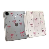 Étui de protection rigide transparent en cuir avec impression personnalisée par sublimation et porte-stylet pour iPad 11 A16 Air 11 10.9 Pro 11 12.9 13