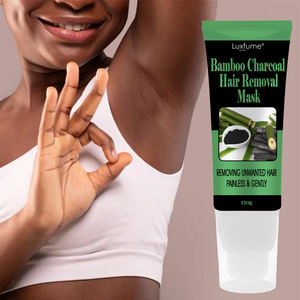 Masker Hitam Arang Bambu Penghilang Bulu Area Pribadi Tanpa Rasa Sakit untuk Penghilangan Bulu - Product Image 1