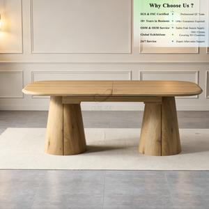 Tables de salle à manger multifonctionnelles durables, design simple, nouvelle arrivée, écologiques, pour <span class=keywords><strong>restaurant</strong></span>, capacité supérieure à 10 personnes, décoration intérieure OKAY - Product Image 1