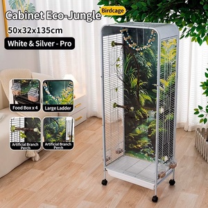 Factory Fine Metal Home Gaiola De Passaro Bird Breeding Cage Portable Pet Travel Parrot Cage Nest <strong>Jaula</strong> Para <strong>Loros</strong> Bird Cage - Product Image 4