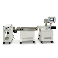 Extrudeuse monovis de laboratoire à commande PLC pour matériaux PC/LDPE/PP/LLDPE, moteur 380V (ODM/OBM/OEM) et re-ingénierie logicielle