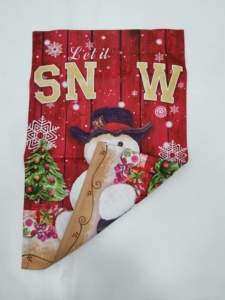 Impresión por sublimación, doble cara, 300D, poliéster, decoración del hogar, Bandera de jardín en blanco - Product Image 6