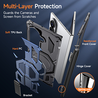 Funda Protectora Magnética Antigolpes con Soporte para Samsung Z Fold 8 Ultra, Plegable, 2026