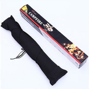 Barbecue Portable en bois, acier inoxydable, fosse à feu pliante, jardin, Camping - Product Image 4