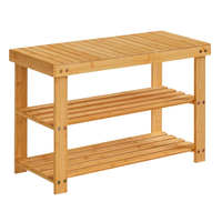 Étagères de rangement modernes, simples, multi-niveaux, extensibles et pliables, porte-chaussures convertible en bois, organisateur de meubles pour la maison, salon