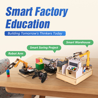 Kit de Brazo Robótico Educativo para Niños en Edad Escolar, Brazo Robótico Inteligente para Aprendizaje STEM, Kit de Brazo Robótico para Almacenes y Fábricas, Programación Arduino
