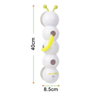 Solucan şekilli interaktif kedi Teaser oyuncak vantuz ile elektrikli akıllı algılama kedi Teaser oyuncak kabarık kuyruk ile - Product Image 4