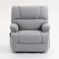 Fauteuil inclinable électrique pliable au design moderne avec revêtement en tissu pour la maison, le bureau, l'appartement, l'hôpital et les loisirs