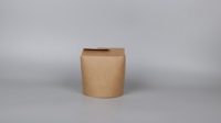 Boîte à nouilles écologique à emporter, logo personnalisé imprimé, boîte à nouilles jetable en papier, boîtes en papier kraft pour la nourriture, le riz