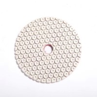 Pads de polissage de sol en résine diamantée flexible, pour marbre, utilisables à sec et à l'eau