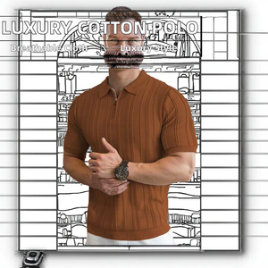 ซิปเสื้อเชิ้ตดีไซน์เนอร์สุดหรู ปักโลโก้ ผ้าโพลีเอสเตอร์เนื้อแน่น ไม่เป็นขุย พิมพ์ลายคุณภาพสูง ระบายอากาศได้ดี - Product Image 2