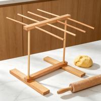 Support de rangement double niveau en bambou naturel, moderne et durable, pour nouilles instantanées, vente en gros sur mesure