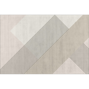 EIFFEL HOME Tapis moderne minimaliste à rayures en fibre de polyester pour salon, chambre, bureau, grande surface - Product Image 4