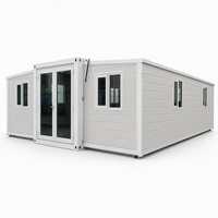 Maison conteneur extensible pour chantiers de construction, logement modulaire portable pour l'hébergement des travailleurs et les projets de camps