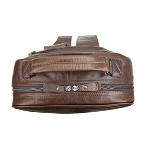 Ba Lô Giải Trí Hàng Ngày Da Cổ Điển Cao Cấp Ba Lô Du Lịch Máy Tính Xách Tay Nam - Product Image 4