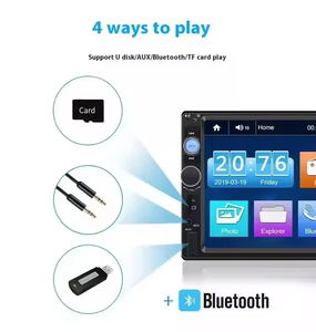 Diboev 7 inch xe máy di động IPS màn hình với <span class=keywords><strong>iPhone</strong></span> Carplay & Android Auto BT IP68 không thấm nước tự động cảm biến ánh sáng chống trộm - Product Image 2