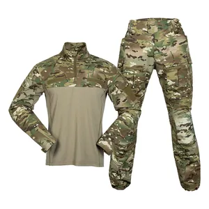 Customized G5 Waterproof Camouflage Tactical Clothes Shirt And Pants Frog Suit Combat Multicam Tactical Uniform