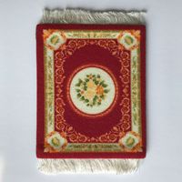 Tapis de souris tissé persan mini style rétro, motif tapis, dessous de tasse, tapis de souris pour ordinateur portable/PC, décoration de table à domicile - Vente chaude