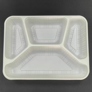 Fiambrera desechable de espuma PLA biodegradable al por mayor de fábrica hecha de almidón de maíz y papel Kraft envasado de alimentos compostable - Product Image 4