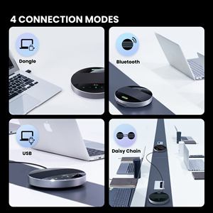 ลําโพงโทรศัพท์ปุ่มปิดเสียง BT คุ้มค่าพร้อมตัวบ่งชี้ <span class=keywords><strong>LED</strong></span> ลําโพงแบบต่อขยาย ระยะรับสัญญาณ 15 เมตรแบบ Omnidirectional - Product Image 3