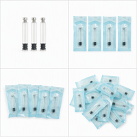 Flacon en verre borosilicate lisse de 3 ml, rechargeable, compatible avec les cartouches réutilisables V2 V3 V4