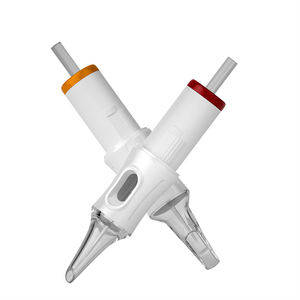 Suministro de máquina de pluma de tatuaje rotativa profesional Delineador redondo Sombra <span class=keywords><strong>Agujas</strong></span> de cartucho de tatuaje esterilizadas de silicona suave - Product Image 1