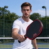 Ensemble de raquettes de pickleball personnalisées en fibre de verre de 16 mm avec noyau en polymère mousse, balles et sac de transport – Vente en gros directe usine