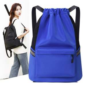 High Quality Customized Drawstring <b>Backpack</b> Luxury Style-Polyester Nylon Oxford <b>Promotional</b> Sports Student Shop Bag Factory - Product Image 4