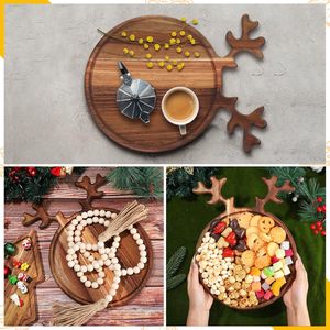 Vente en gros de <span class=keywords><strong>plateau</strong></span> de service à <span class=keywords><strong>sushi</strong></span> en bois d'acacia de Noël et d'assiettes à dessert pour restaurant et cuisine - Product Image 4